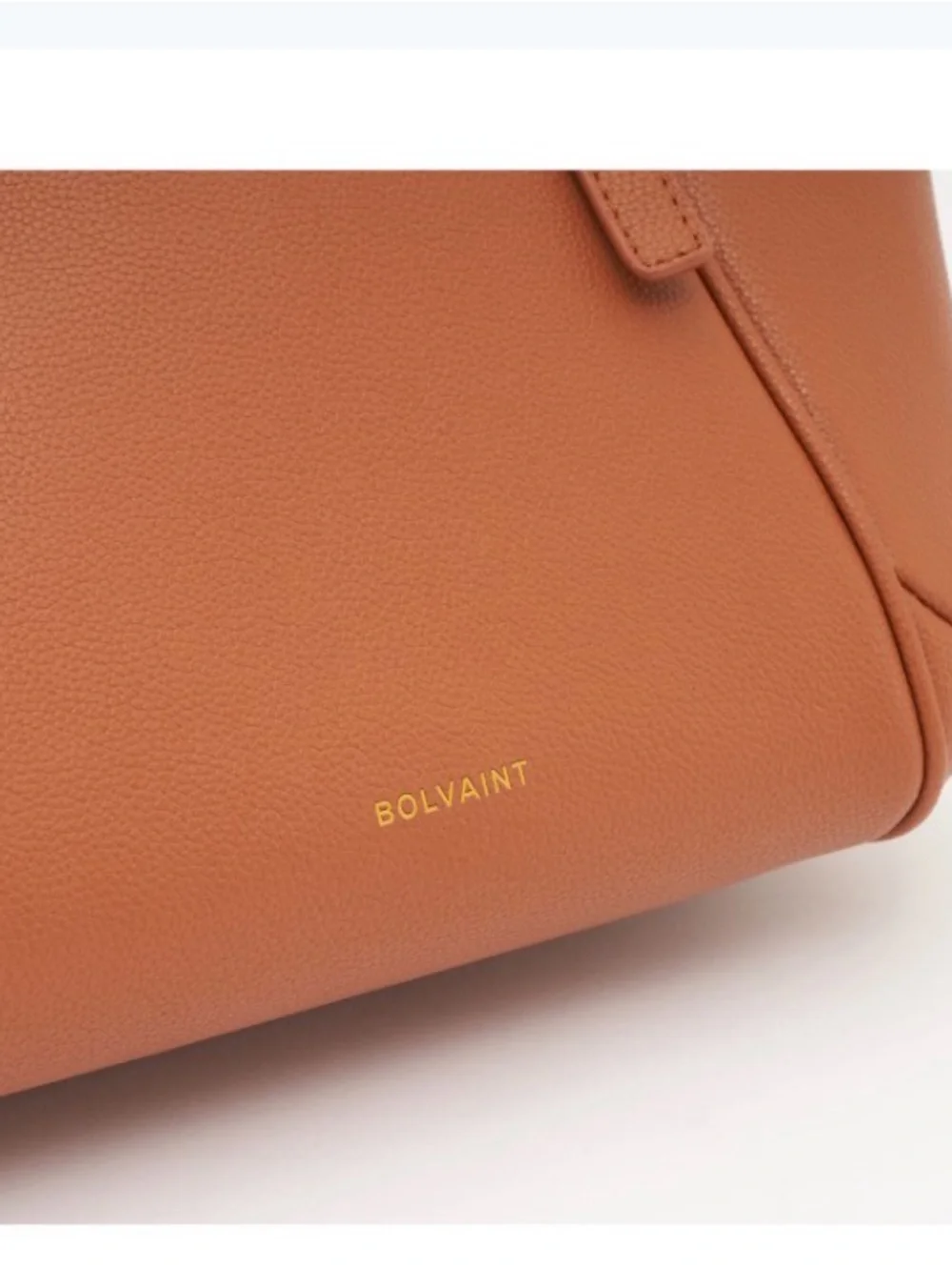 Bolvaint Tan Leather Tote Bag - Manon Leather - Picture 4 of 4